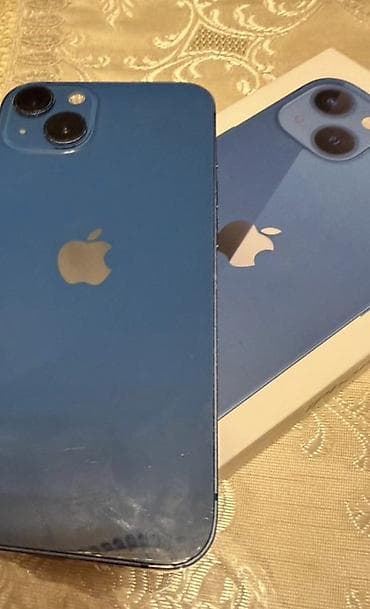 IPhone 13, Mavi, Face ID lalafo.az -da IPhone 13, Mavi, Face ID