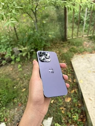 IPhone 14 Pro, 128 GB, Deep Purple, Face ID lalafo.az -da IPhone 14 Pro, 128 GB, Deep Purple, Face ID