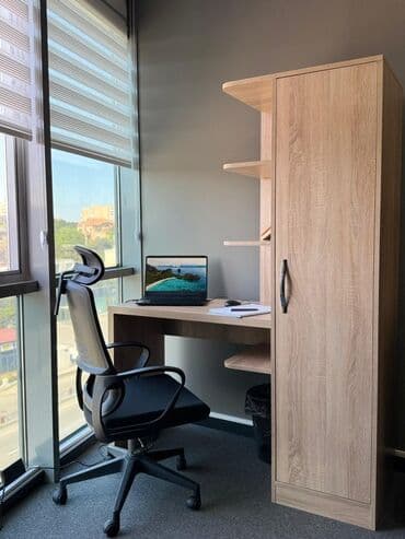 Ofis iş masası dəsti - Tərkib: L‑şəkilli olmayan kompakt iş masası lalafo.az -da Ofis iş masası dəsti - Tərkib: L‑şəkilli olmayan kompakt iş masası