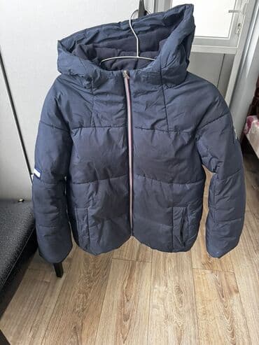 Uşaq üçün qışlıq pufik kurtka - Rəng: tünd göy - Model: kapüşonlu, ön lalafo.az -da Uşaq üçün qışlıq pufik kurtka - Rəng: tünd göy - Model: kapüşonlu, ön