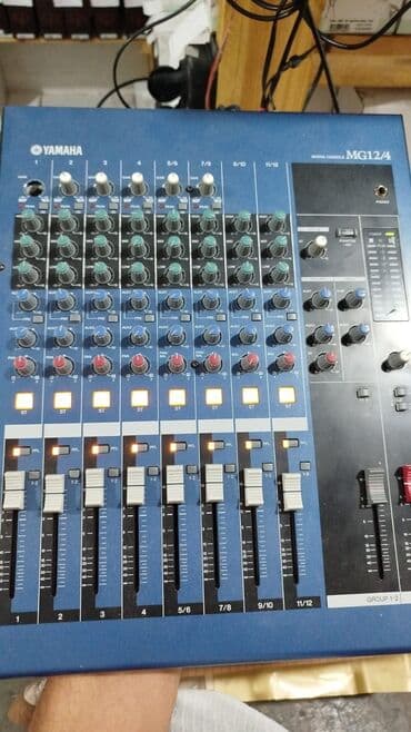 Студийные мониторы: Yamaha MG12/4 mikser və aktiv akustik sistem Məhsul təsviri: - at lalafo.az — 4 Студийные мониторы: Yamaha MG12/4 mikser və aktiv akustik sistem Məhsul təsviri: - — 4