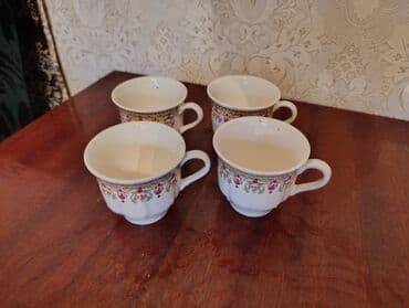 Fincanlar, rəng - Ağ, 4 ədədli dəst lalafo.az -da Fincanlar, rəng - Ağ, 4 ədədli dəst