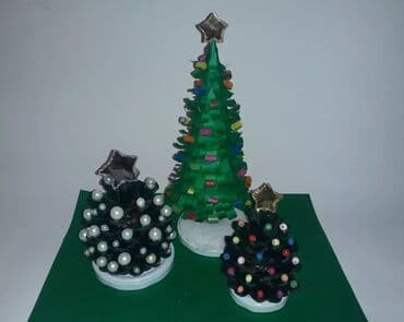 Xonçalar: Yeni il dekoru – əl işi mini şam ağacları dəsti - Dəst 3 ədəd lalafo.az -da — 1 Xonçalar: Yeni il dekoru – əl işi mini şam ağacları dəsti - Dəst 3 ədəd — 1