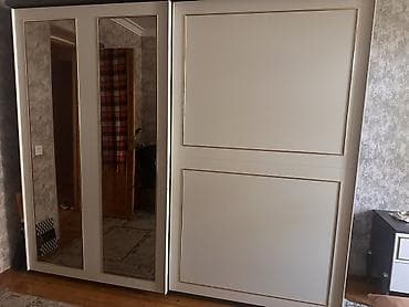 Güzgülü sürgülü qarderob - Dizayn: İki qapılı sürgülü sistem; sol lalafo.az -da Güzgülü sürgülü qarderob - Dizayn: İki qapılı sürgülü sistem; sol