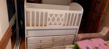 Oğlan və qız üçün, İşlənmiş, Dördbucaq, Beşik, Matrassız, Yellənmə mexanizmsiz lalafo.az -da Oğlan və qız üçün, İşlənmiş, Dördbucaq, Beşik, Matrassız, Yellənmə mexanizmsiz