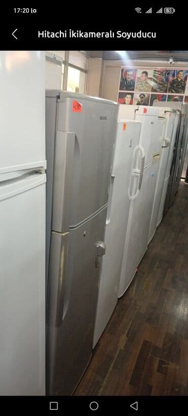 2 qapılı Hitachi Soyuducu Satılır, rəng - Gümüşü lalafo.az -da 2 qapılı Hitachi Soyuducu Satılır, rəng - Gümüşü
