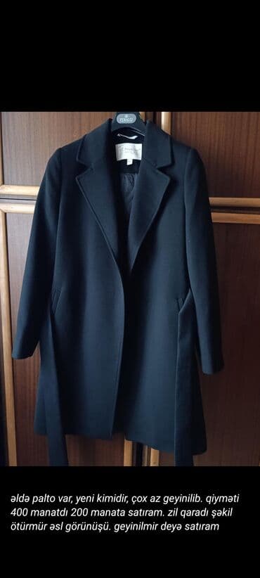 Palto, L, rəng - Qara lalafo.az -da Palto, L, rəng - Qara