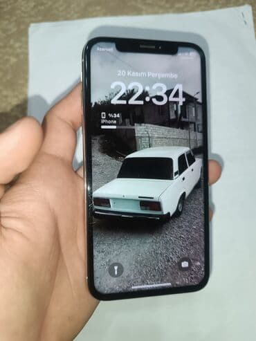 IPhone X, 256 GB, Gümüşü, Simsiz şarj lalafo.az -da IPhone X, 256 GB, Gümüşü, Simsiz şarj