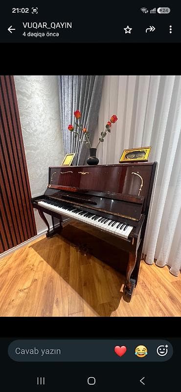 Kavkaz markalı klassik pianino satılır. 🎹 Səliqəli vəziyyətdədir, evdə lalafo.az -da Kavkaz markalı klassik pianino satılır. 🎹 Səliqəli vəziyyətdədir, evdə