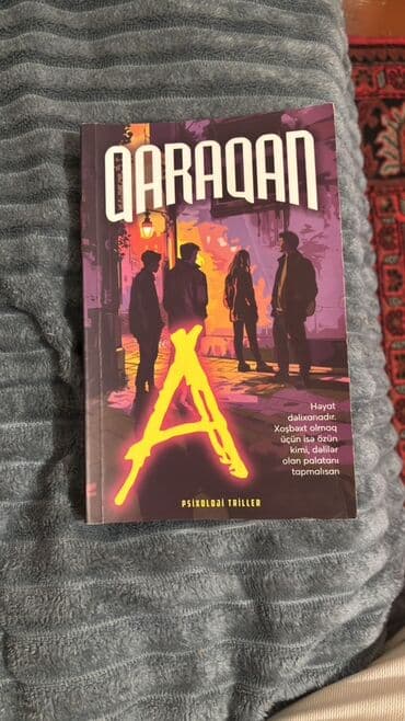 Məhsul: “Qaraqan – A” kitabı (psixoloji triller) Xüsusiyyətlər: - lalafo.az -da Məhsul: “Qaraqan – A” kitabı (psixoloji triller) Xüsusiyyətlər: -