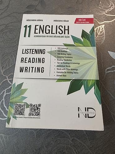 Məhsul: 11 English – Azərbaycan və rus bölmələri üçün (Hüseynova lalafo.az -da Məhsul: 11 English – Azərbaycan və rus bölmələri üçün (Hüseynova