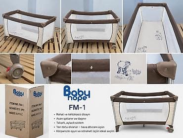 Baby Hope FM-1 uşaq çarpayısı/oyun maneyi - Rahat və təhlükəsiz lalafo.az -da Baby Hope FM-1 uşaq çarpayısı/oyun maneyi - Rahat və təhlükəsiz