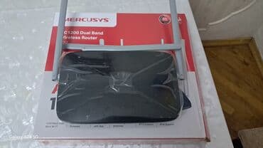 Mercusys AC1200 model ikili diapazonlu simsiz marşrutlayıcı, ev və ya lalafo.az -da Mercusys AC1200 model ikili diapazonlu simsiz marşrutlayıcı, ev və ya