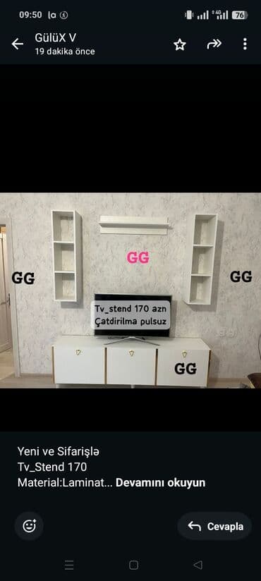 Yeni ve Sifarişlə Tv_Stend 170 Material:Laminat Olcu 1.80 Reng secimi lalafo.az -da Yeni ve Sifarişlə Tv_Stend 170 Material:Laminat Olcu 1.80 Reng secimi