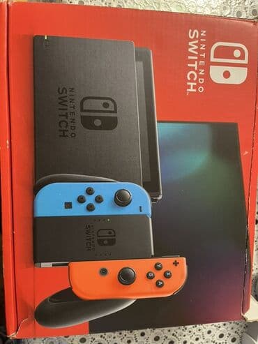 Nintendo Switch (Neon Red/Neon Blue) oyun konsolu Əlavə sd kart lalafo.az -da Nintendo Switch (Neon Red/Neon Blue) oyun konsolu Əlavə sd kart