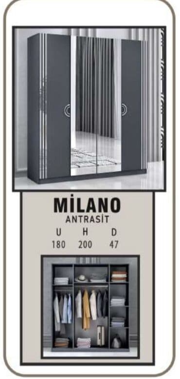 Yeni, 4 qapılı Düz dolab, Qarderob, paltar dolabı lalafo.az -da Yeni, 4 qapılı Düz dolab, Qarderob, paltar dolabı