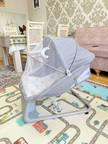 “Coolbaby” elektrikli beşik/uşaq yelləncəyi - Rəng: boz - Elektriklə lalafo.az -da “Coolbaby” elektrikli beşik/uşaq yelləncəyi - Rəng: boz - Elektriklə