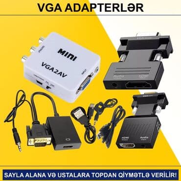 Vga adapterlər sayla alana və ustalara topdan qi̇ymətlə veri̇li̇r! lalafo.az -da Vga adapterlər sayla alana və ustalara topdan qi̇ymətlə veri̇li̇r!