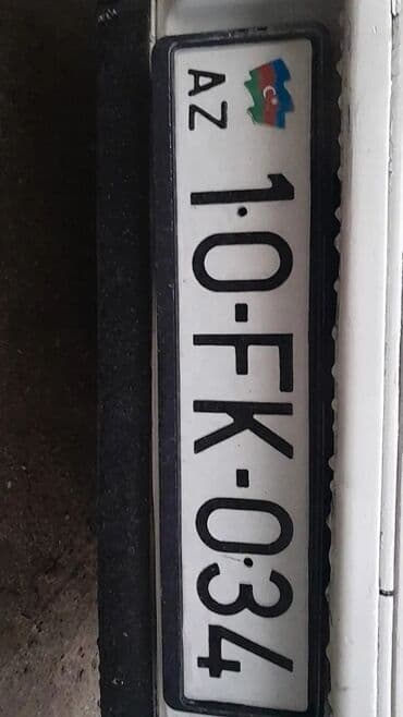 Avtomobil nömrə nişanı – Azərbaycan standartı - Nişan: 10-FK-034 - lalafo.az -da Avtomobil nömrə nişanı – Azərbaycan standartı - Nişan: 10-FK-034 -