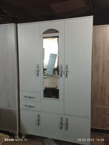 Yeni, Açılan, 3 qapılı Düz dolab, Qarderob, paltar dolabı lalafo.az -da Yeni, Açılan, 3 qapılı Düz dolab, Qarderob, paltar dolabı