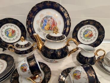 Çay dəsti, rəng - Göy, Farfor, 6 nəfərlik lalafo.az -da Çay dəsti, rəng - Göy, Farfor, 6 nəfərlik