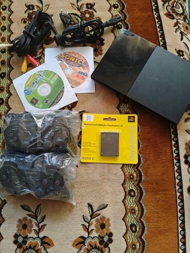 Sony PlayStation 2 Slim (SCPH-90004) – tam komplekt Paketə daxildir lalafo.az -da Sony PlayStation 2 Slim (SCPH-90004) – tam komplekt Paketə daxildir