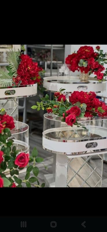 Şənlik və tədbirlər üçün dekorativ “xonça”/servis stendləri - Dairəvi lalafo.az -da Şənlik və tədbirlər üçün dekorativ “xonça”/servis stendləri - Dairəvi