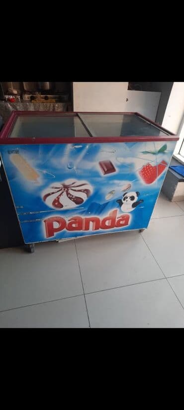 Dondurucu vitrin (Panda brendli) - Tam işlək dondurucu, sürüşən şüşə lalafo.az -da Dondurucu vitrin (Panda brendli) - Tam işlək dondurucu, sürüşən şüşə