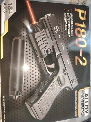 P180-2 Airsoft tapança dəsti - 6 mm BB güllələr üçün airsoft tapança lalafo.az -da P180-2 Airsoft tapança dəsti - 6 mm BB güllələr üçün airsoft tapança