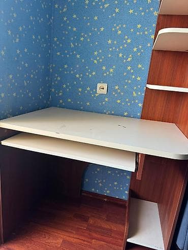 Künc üçün kompüter/iş masası və fırlanan kreslo dəsti - Material lalafo.az -da Künc üçün kompüter/iş masası və fırlanan kreslo dəsti - Material