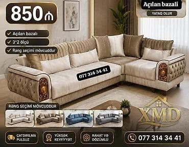 Künc divan – açılan bazalı model - Ölçü: 3×2 - Açılan bazalı lalafo.az -da Künc divan – açılan bazalı model - Ölçü: 3×2 - Açılan bazalı