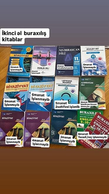 Məhsul: Buraxılış imtahanlarına hazırlıq üçün müxtəlif fənn və lalafo.az -da Məhsul: Buraxılış imtahanlarına hazırlıq üçün müxtəlif fənn və