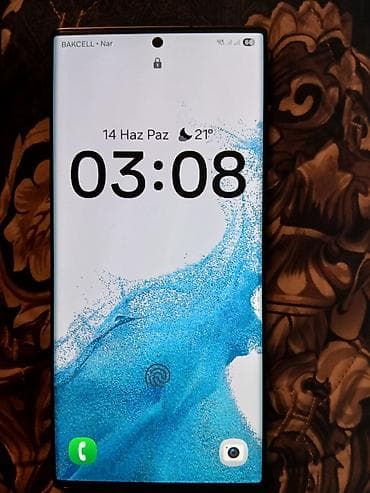 Samsung Galaxy S22 Ultra, 256 GB, rəng - Qara, Barmaq izi lalafo.az -da Samsung Galaxy S22 Ultra, 256 GB, rəng - Qara, Barmaq izi