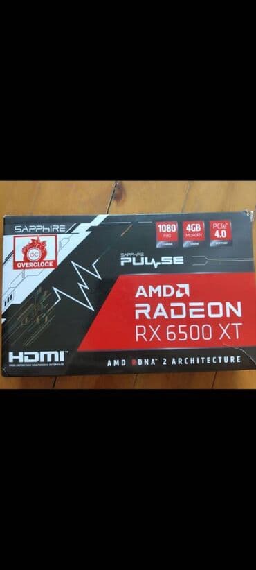 Videokart AMD Radeon RX 6500 XT, 4 GB, İşlənmiş lalafo.az -da Videokart AMD Radeon RX 6500 XT, 4 GB, İşlənmiş
