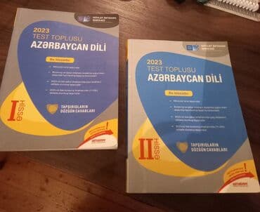 TƏZƏ Azərbaycan dili test toplusu. 1 - ci və 2- ci hisse. Hər biri 8 lalafo.az -da TƏZƏ Azərbaycan dili test toplusu. 1 - ci və 2- ci hisse. Hər biri 8