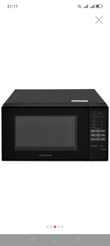 Маслобойки: Микроволновка Panasonic, Отдельностоящая, С микроволнами, цвет - Черный at lalafo.az — 6 Маслобойки: Микроволновка Panasonic, Отдельностоящая, С микроволнами, цвет - Черный — 6