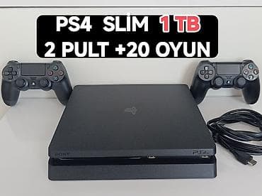 PS4 slim 1TB ideal 2 pult +20 oyun🇹🇷hesabda Sistem 13.52 Az lalafo.az -da PS4 slim 1TB ideal 2 pult +20 oyun🇹🇷hesabda Sistem 13.52 Az