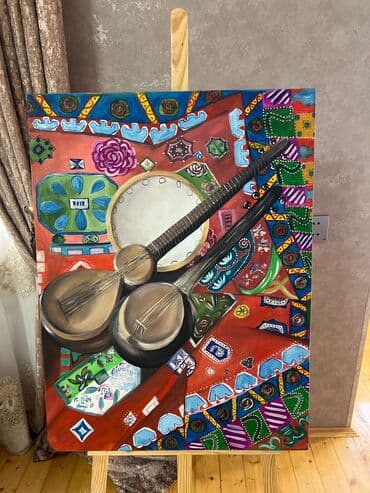 Rəsm əsəri – Azərbaycan milli musiqi mövzusu - Texnika: quaş boya lalafo.az -da Rəsm əsəri – Azərbaycan milli musiqi mövzusu - Texnika: quaş boya