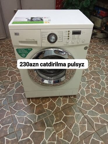Paltaryuyan maşın LG, 6 kq, Avtomat, Qurutmasız, Kredit yoxdur lalafo.az -da Paltaryuyan maşın LG, 6 kq, Avtomat, Qurutmasız, Kredit yoxdur