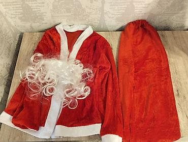 Yeni il üçün “Şaxta baba” dəsti - Komplekt: qırmızı məxmərə bənzər lalafo.az -da — 1 Yeni il üçün “Şaxta baba” dəsti - Komplekt: qırmızı məxmərə bənzər — 1