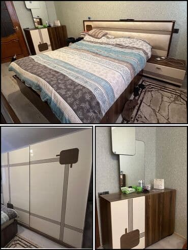 İkinəfərlik çarpayı, Dolab, Termo, 2 tumba, İşlənmiş lalafo.az -da İkinəfərlik çarpayı, Dolab, Termo, 2 tumba, İşlənmiş