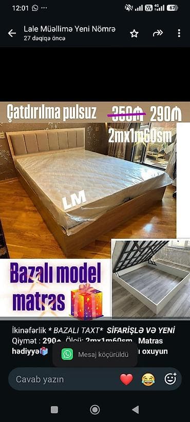 İkinəfərlik bazalı taxt - Ölçü: 2 m x 1 m 60 sm - Bazalı model lalafo.az -da İkinəfərlik bazalı taxt - Ölçü: 2 m x 1 m 60 sm - Bazalı model