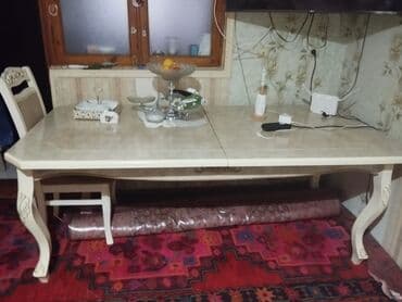 Qonaq masası, İşlənmiş, Açılan, Dördbucaq masa lalafo.az -da Qonaq masası, İşlənmiş, Açılan, Dördbucaq masa