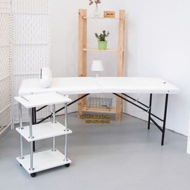 Полки, этажерки: Новый, Масажная кушетка, Складной, цвет - Белый at lalafo.az — 1 Полки, этажерки: Новый, Масажная кушетка, Складной, цвет - Белый — 1