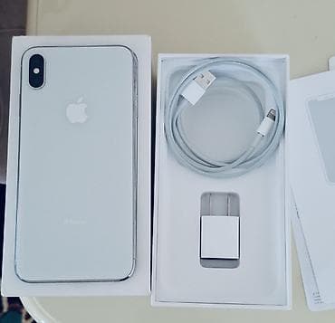 IPhone Xs Max, 256 GB, Gümüşü, Simsiz şarj, Face ID lalafo.az -da IPhone Xs Max, 256 GB, Gümüşü, Simsiz şarj, Face ID
