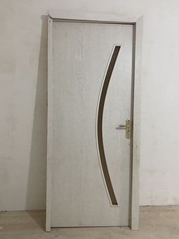 Ağ-açıq palıd teksturalı otaq qapısı - Material: MDF/laminat örtüklü lalafo.az -da Ağ-açıq palıd teksturalı otaq qapısı - Material: MDF/laminat örtüklü