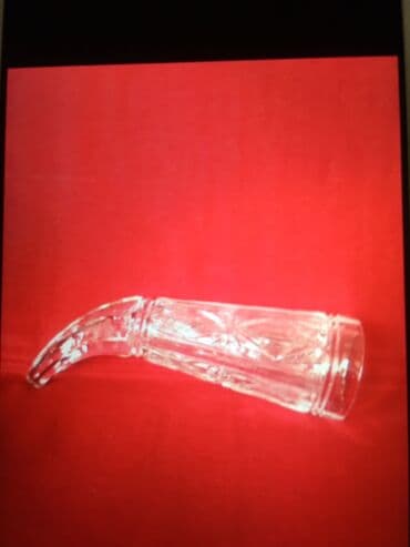 Хрустальный рог советского времени. Длина 20см. Не использовали lalafo.az -da Хрустальный рог советского времени. Длина 20см. Не использовали