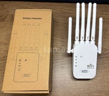 🛜 Wi-Fi Siqnal Gücləndirici (Repeater 6 Anten) Geniş ərazidə internet lalafo.az -da 🛜 Wi-Fi Siqnal Gücləndirici (Repeater 6 Anten) Geniş ərazidə internet