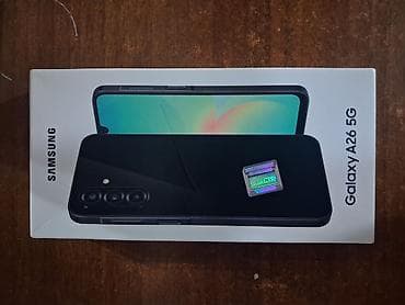 Samsung Galaxy A26 5G, цвет - Черный, Две SIM карты at lalafo.az Samsung Galaxy A26 5G, цвет - Черный, Две SIM карты