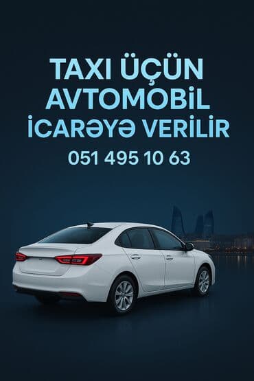 Taksi fəaliyyəti üçün avtomobil icarəsi. - Sinif: sedan, ağ rəng - lalafo.az -da Taksi fəaliyyəti üçün avtomobil icarəsi. - Sinif: sedan, ağ rəng -